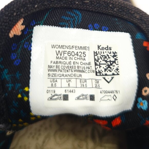 Keds x Rifle Paper Co. Women's Embroidered Canvas Platform Sneakers - Picture 9 of 9